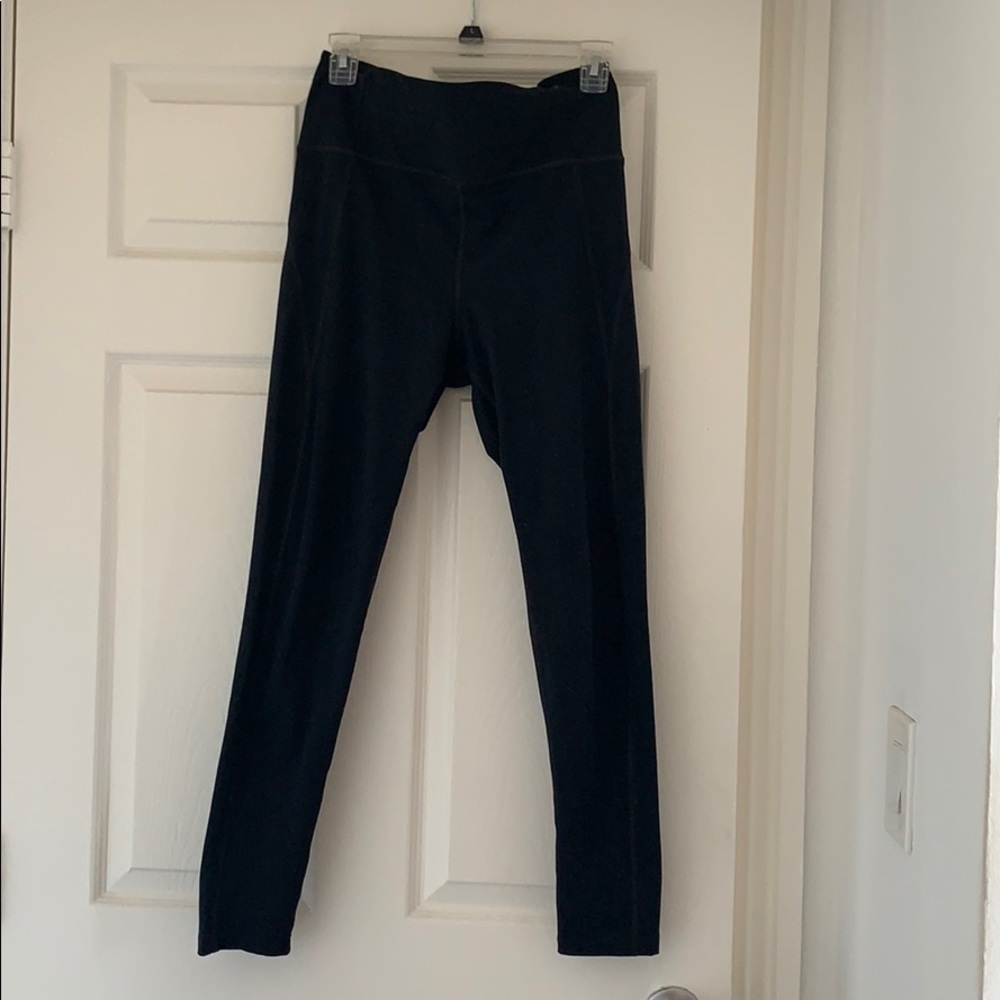 Girlfriend Collective Black High-Rise Legging | L